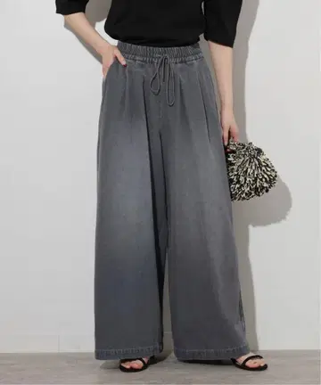 JOURNAL STANDARD relume 데님 와이드 개더 팬츠