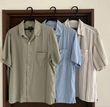 H&M GU 반팔 셔츠 3종 세트 M 린넨 면 새상품급