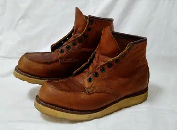 RED WING 1990년대 워크 부츠 브라운 박스 포함