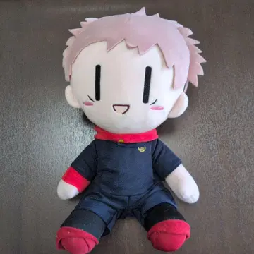 애니메이션 캐릭터 주술회전 이타도리 유우지 봉제 인형 약 30cm