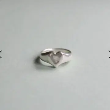 TEN. 하트 시그넷 반지 SV