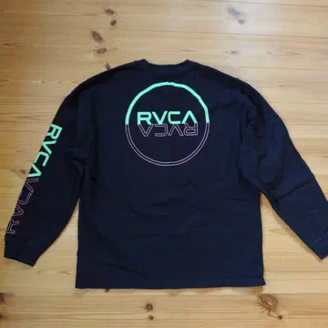 RVCA 루카 긴팔T셔츠 블랙 S 남성용