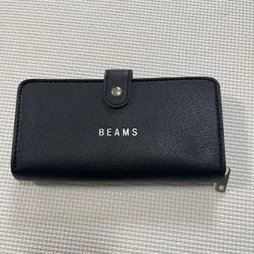 BEAMS 블랙 장지갑