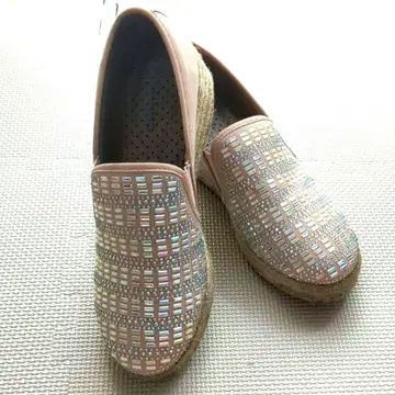 [ ANDIAMO ] 비쥬 포함 에스파드리유 24cm 여성용 베이지