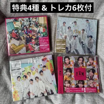 timelesz FAM CD 4장 세트 (특전 포함)