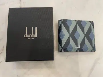 새상품 Dunhill 카두건 엔진 턴 이단 접이식 지갑 던힐