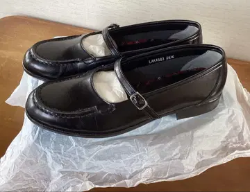 HARUTA ARVIN 스트랩 슈즈 로퍼 블랙 24.5cm