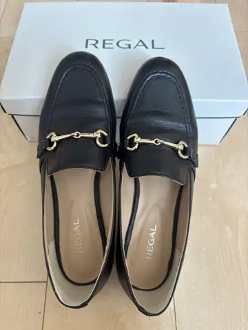 [ 새상품급 ] REGAL 리걸 블랙 로퍼 23.5cm