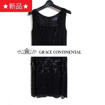 [ 새상품 ] GRACE CONTINENTAL 스팽글 실크 드레스