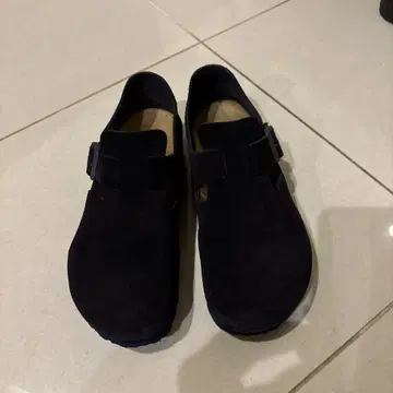 BIRKENSTOCK LONDON 스웨이드 가죽 네이비