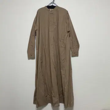 베이지 긴팔 셔츠 원피스 택 포함 새상품