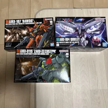 HG 건담 프라모델 3체 세트 AMX-107 BAWOOD 외