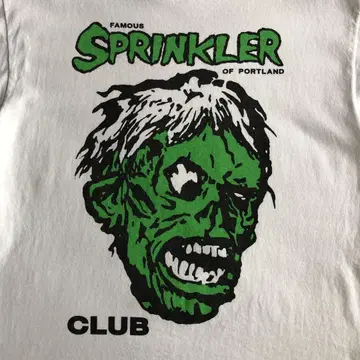 빈티지 SPRINKLER T셔츠 쇼크 몬스터 호러 밴드T