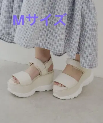 통굽 스포츠 앵클 밴딩 샌들
