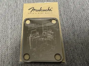 무쿠치짱 넥 플레이트 블랙크롬