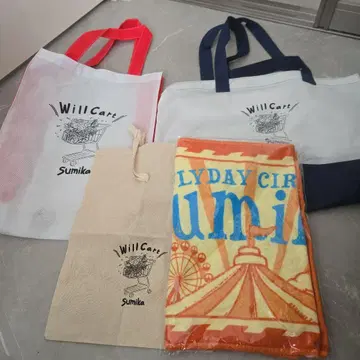 sumika FLYDAYCIRCUS 타월 willcart 쇼핑백
