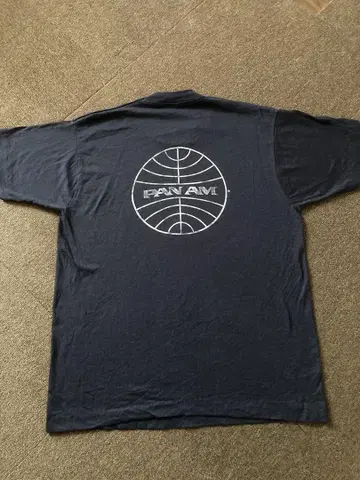 PAN AM 팬암 항공 셔츠 XL 90's 빈티지