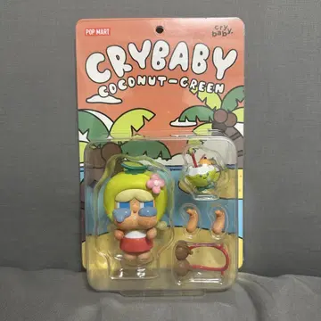 미개봉 새상품 POPMART CRYBABY COCONUT GREEN