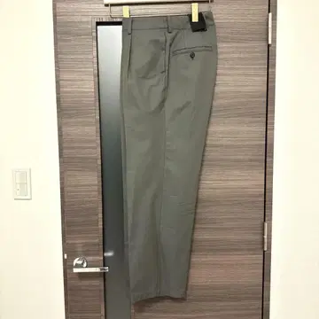 cornier 실크 혼방 울 와이드 슬랙스
