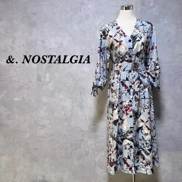 [ 컨디션 최상 ] &.NOSTALGIA 롱 원피스 플라워 M 4593