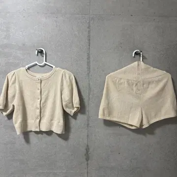 SNIDEL HOME 가디건과 숏팬츠