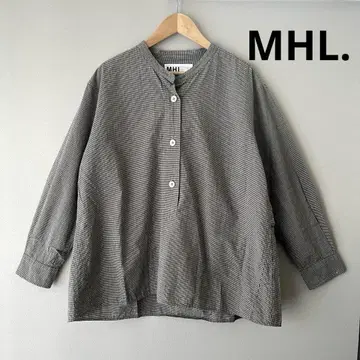 MHL. TINY GINGHAM COTTON 깅엄 체크 셔츠
