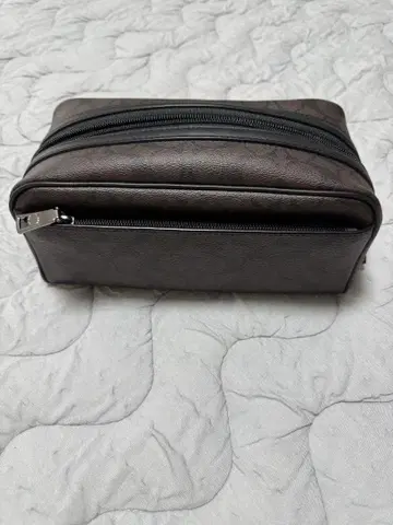 다크 브라운 클러치백 2 지퍼