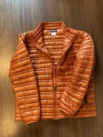 patagonia 파타고니아 남성용 L 오렌지 라이트 다운