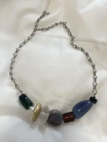 ADER.bijoux 빅 사이즈 비즈 목걸이