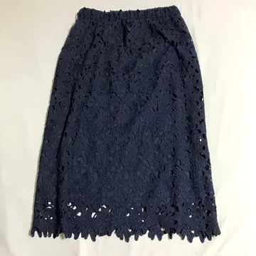 플라워 케미컬 레이스 내로우 스커트 네이비 꽃무늬 인기 색상