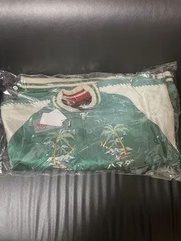 사이즈 M SAPEur 하마다 마코토 아마쟝 그린 & 크림슨 리버서블