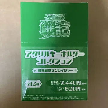 기계전대 젠카이저 아크릴 키링 컬렉션 12개입 BOX 2
