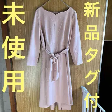 택 포함 새상품 내추럴 뷰티 베이직 워셔블 원피스 핑크 M