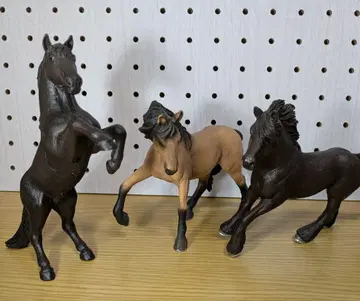 말 피규어 모형 3체 세트