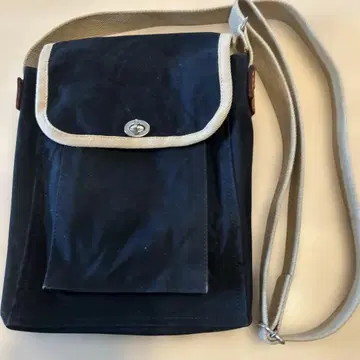 이치자와 캔버스 숄더 S-05 중간 블랙 베이지