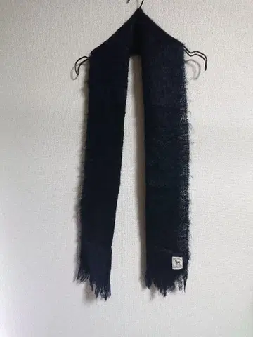 빈티지 모헤어 머플러 70s 블랙