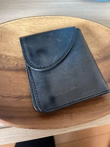 Hender Scheme 이단 접이식 지갑 블랙