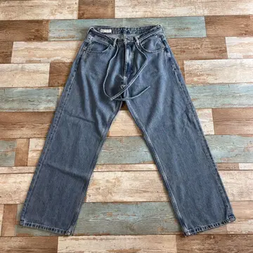 ZARA 라이트 블루 와이드 레그 데님