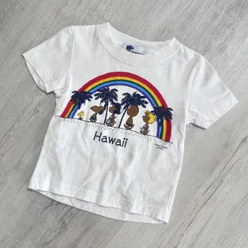 하와이 한정판 모니호놀룰루 키즈 T셔츠 90