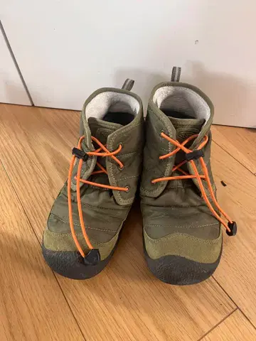 KEEN 키즈 23.5 drywaterproof 아웃도어 부츠 박스 있음