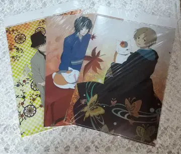 [ 미개봉 ] 나츠메 우인장 클리어 파일 3매 1