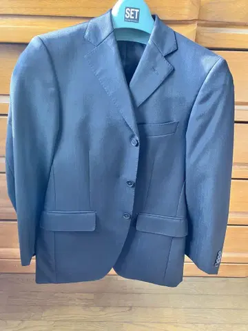 블랙 비즈니스 정장 세트 클리닝 완료