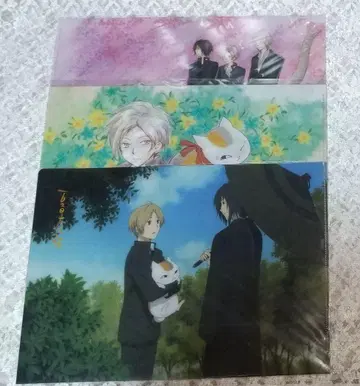 [ 미개봉 ] 나츠메 우인장 클리어 파일 3매 3