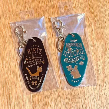 지브리 플레이트 키참 지지&토토로 키링, 2개
