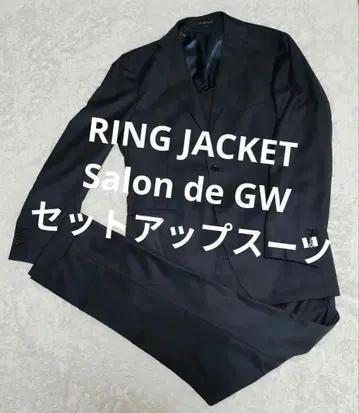 링 재킷 살롱 드 GW 셋업 수트 네이비 M