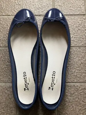 Repetto 네이비 발레리나 신발