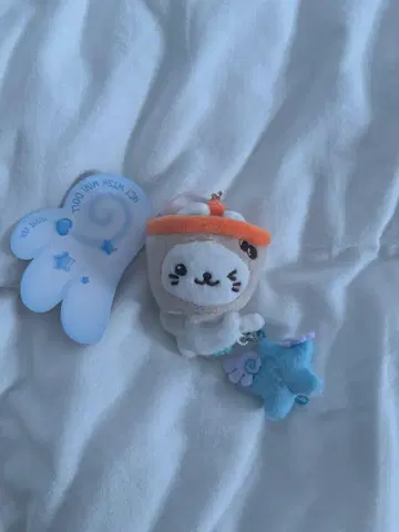 NCT WISH 팬라이트 키링 유우시 버블냥