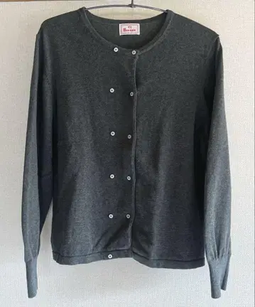 mao made 크루넥 가디건/면 100%