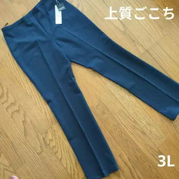 택 포함 새상품 유키 팬츠 고급 고코치 모쿠 네이비 3L 일본제