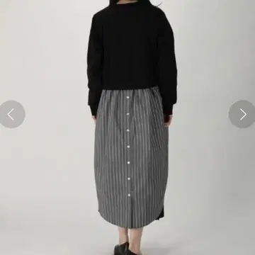 zucca 주카 셔츠 도킹 원피스 스트라이프 M 사이즈